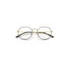 Ray Ban Jack Optics Eyeglasses Matte Arista Gold Frame Clear Lenses Polarized 49-20 In Matte Arista Gold