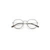 Ray Ban Jack Optics Eyeglasses Matte Silver Frame Clear Lenses Polarized 49-20 In Matte Silver