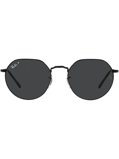 RAY BAN JACK ROUND-FRAME SUNGLASSES