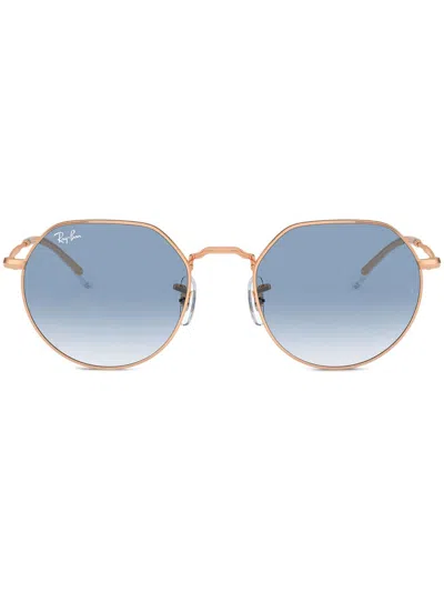 Ray Ban Jack Sonnenbrille In Gold