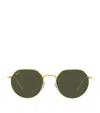 Ray Ban Jack Sunglasses In Gold