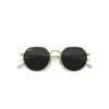 Ray Ban Jack Sunglasses Legend Gold Frame Black Lenses Polarized 53-20 In Legend Gold