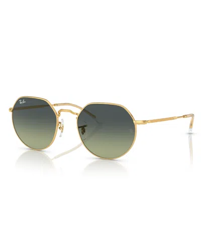Ray Ban Rb3565 Jack Sunglasses Sunglasses In Gold