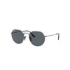 Ray Ban Jack Titanium Sonnenbrillen Gunmetal Fassung Blau Glas 51-20 In Gunmetal