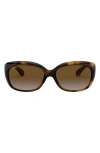 Ray Ban Jackie Ohh 58mm Polarized Sunglasses In Havana