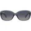 Ray Ban Ray-ban Womens Blue Rb4101 Jackie Ohh Butterfly-frame Acetate Sunglasses In Blue