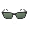 RAY BAN RAY BAN JEFFREY GREEN CLASSIC G-15 SQUARE UNISEX SUNGLASSES RB2190 901/31 55