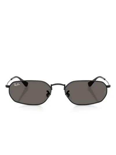 Ray Ban Jim Geometric-frame Sunglasses In Black