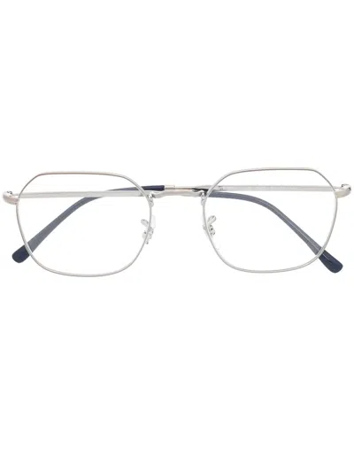 Ray Ban Jim Round-frame Glasses In Silver