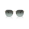 Ray Ban Jim Sunglasses Arista Frame Blue Lenses 55-20 In Arista