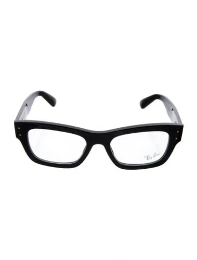 Pre-owned Ray Ban Joseph Square Eyeglasses In Black