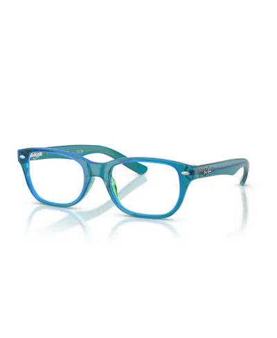 Ray Ban Kids' Jr Child Eyeglasses, Rb1555 In Blue