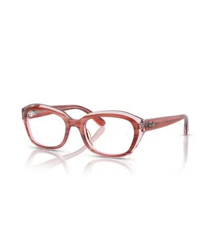 Ray Ban Kids' Jr Child Eyeglasses, Rb1636 In Brown
