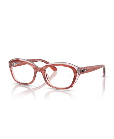 Ray Ban Kids' Jr Child Eyeglasses, Rb1636 In Brown