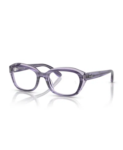Ray Ban Kids' Jr Child Eyeglasses, Rb1636 In Pink