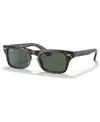 Ray-ban Jr Child Low Bridge Fit Sunglasses, Rj9052 (ages 7-10) In Havana