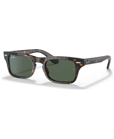 Ray-ban Jr Kids' Child Low Bridge Fit Sunglasses, Rj9052 (ages 7-10) In Havana