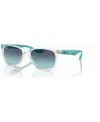 Ray-ban Jr Kids Disney Sunglasses, New Wayfarer The Little Mermaid Rj9052 In Transparent