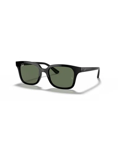 Ray-ban Jr Kids Square Sunglasses, Rb9071s In Black