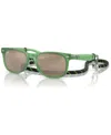 Ray-ban Jr Kids Sunglasses, New Wayfarer (ages 7-10) In Opal Green