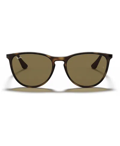Ray-ban Jr Kids Sunglasses, Rj9060s Izzy (ages 11-13) In Tortoise Matte,brown