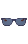 Ray Ban Ray-ban Junior 47mm Wayfarer Sunglasses In Blue/orange/blue