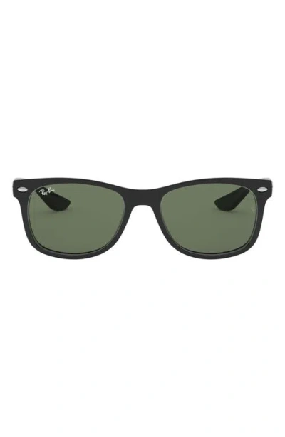 Ray Ban Ray-ban Junior 48mm Wayfarer Sunglasses In Black/green Solid