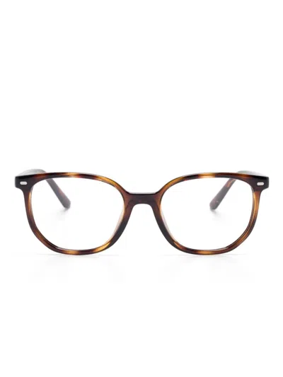 Ray-ban Junior Kids' Leonard Glasses In Brown