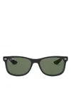 Ray Ban Ray-ban Junior New Wayfarer Square Sunglasses, 47mm In Black