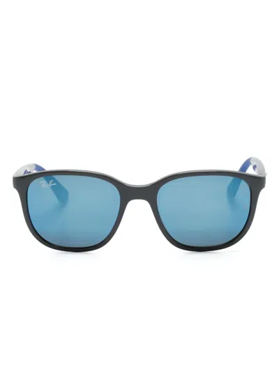 Ray-ban Junior Kids' Rb9078s Square-frame Sunglasses In Black
