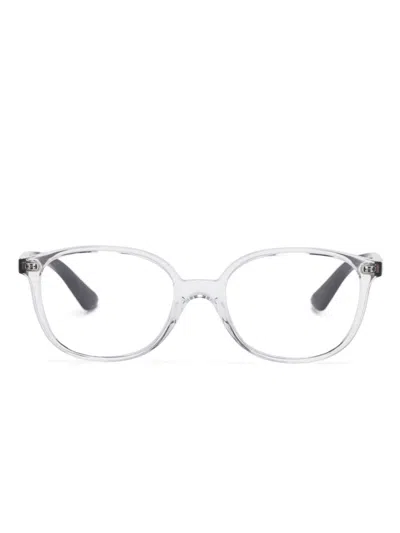 Ray-ban Junior Kids' Round-frame Glasses In Black