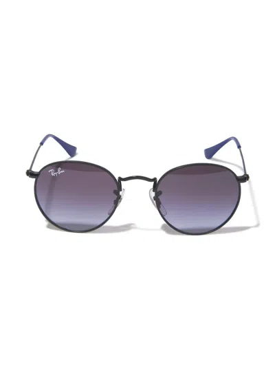 Ray-ban Junior Kids' Round-frame Sunglasses In Blue