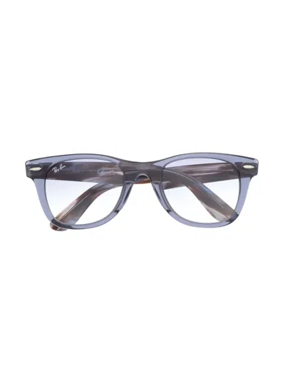 Ray-ban Junior Kids' Square-frame Sunglasses In Blue