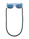 Ray-ban Junior Tinted Wayfarer-frame Sunglasses In Blue