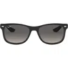 Ray Ban Ray-ban Junior Wayfarer 47mm Sunglasses In Black/gray Gradient