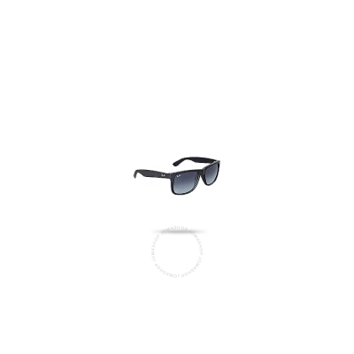 Ray Ban Justin Classic Grey Gradient Rectangular Men's Sunglasses Rb4165 601/8g 54 In Black / Grey