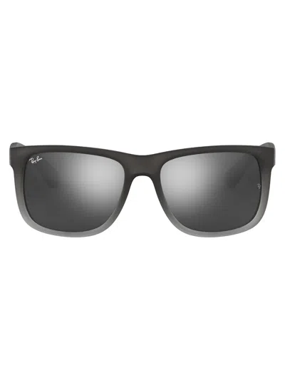 Ray Ban Justin Classic Square-frame Sunglasses In 灰色