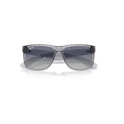 Ray Ban Justin Classic Sunglasses Transparent Grey Frame Grey Lenses 55-17