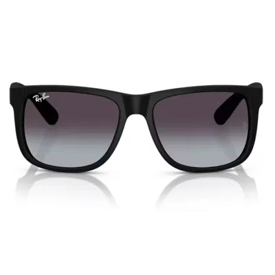 Ray Ban Justin Rubber Black / Light Grey Gradient Dark Grey