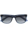 Ray Ban Justin Square-frame Sunglasses In Blue