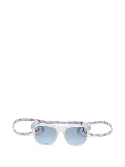 Ray Ban Justin Square-frame Sunglasses In Blue