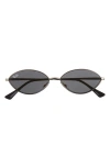 Ray Ban Ray-ban Kai 56mm Oval Sunglasses In Pale Gold Dark Grey