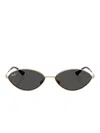 Ray Ban Kai Bio-based Sunglasses Pale Gold Frame Grey Lenses 59-15 In Gold