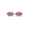 Ray Ban Kai Bio-based Sunglasses Gunmetal Frame Violet Lenses 59-15 In Gunmetal