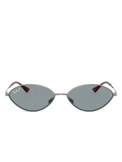 Ray Ban Kai Bio-based Sunglasses In Silver