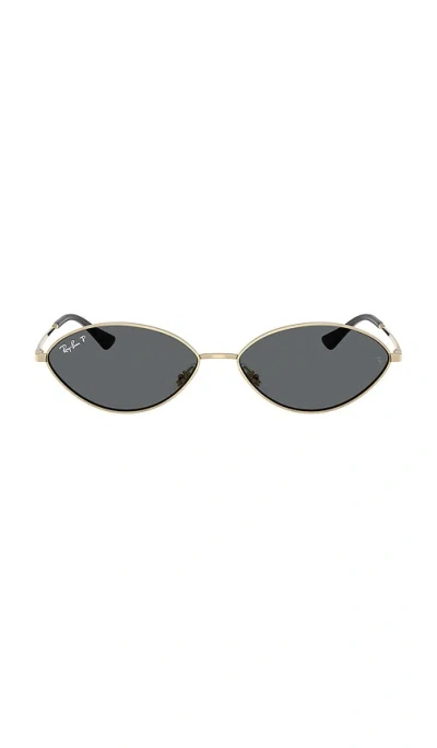 Ray Ban Kai Oval Sunglasses In Blue