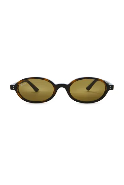 Ray Ban Khal Bio-based Sunglasses In Brown