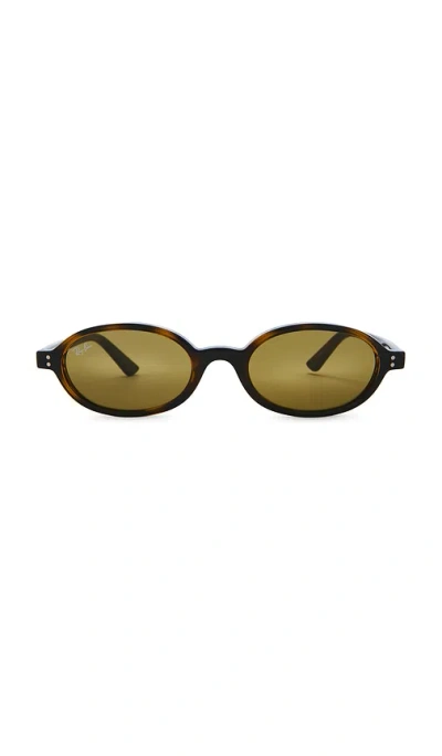 Ray Ban Khal Bio-based Sunglasses In Brown