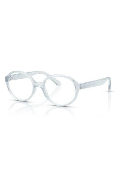 Ray Ban Ray-ban Kids' 44mm Small Phantos Optical Glasses In Blue