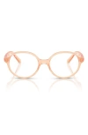 Shop Ray Ban Ray-ban Kids' 44mm Small Phantos Optical Glasses In Orange